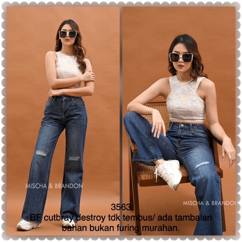 CELANA JEANS CUTBRAY BOYFRIEND M&B 27-30
