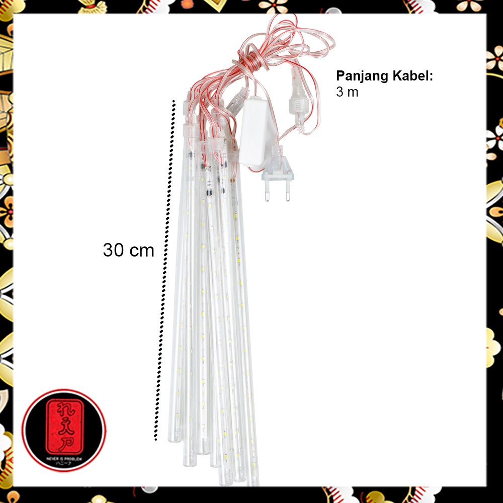 SMD Lampu Hias Gantung Model Meteor Rain Cool White - White