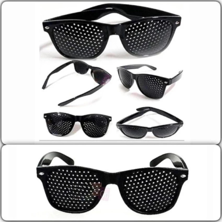 KACA MATA PINHOLE GLASSES Kacamata Terapi Memperbaiki Mata Rabun Silinder