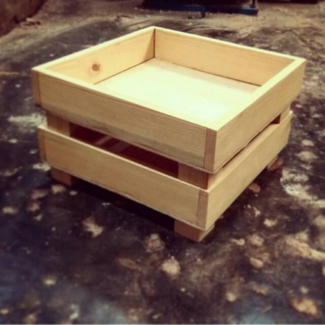 Nampan kaki / nampan kayu / kotak kayu (small)