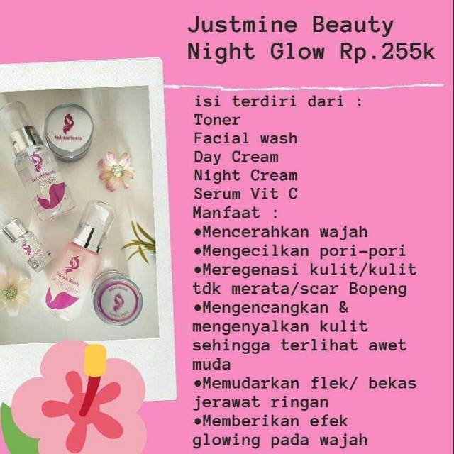 Justmine cianjur / justmine glow / justmine paket glowing