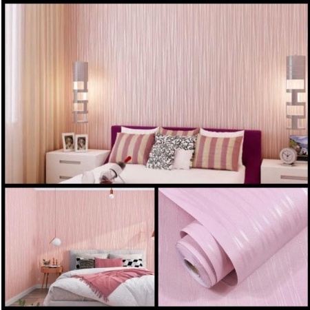 Wallpaper Salur Pink/Salur Gold/Salur Silver/Biru Salur Silver Uk 8 m 1 roll