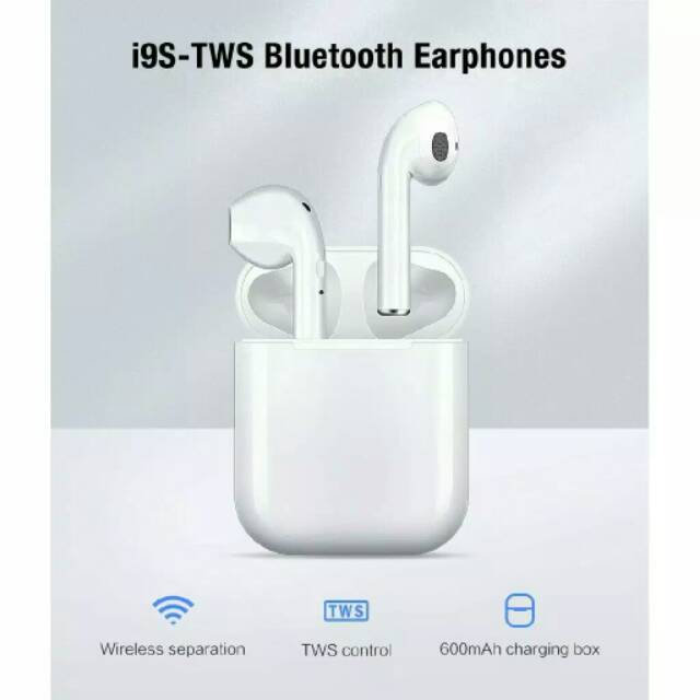 Handsfree I9S TWS Earphone Wireless Bloetooth Mini