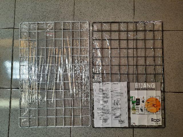 [as] Grid Mesh Wire 35x52 / Hijang / Hiasan Dinding Persegi Panjang