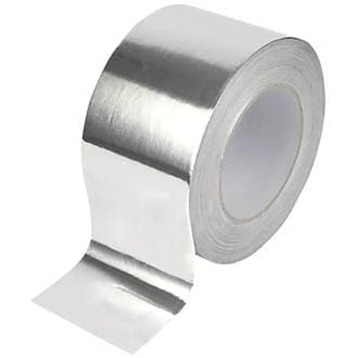 ALUMINIUM FOIL TAPE ISOLASI LAKBAN TAHAN PANAS UKURAN 7,5CM