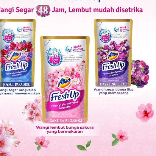 ☆ ATTACK FRESH UP SAKURA BLOSSOM 680ML - 2 pcs ♖