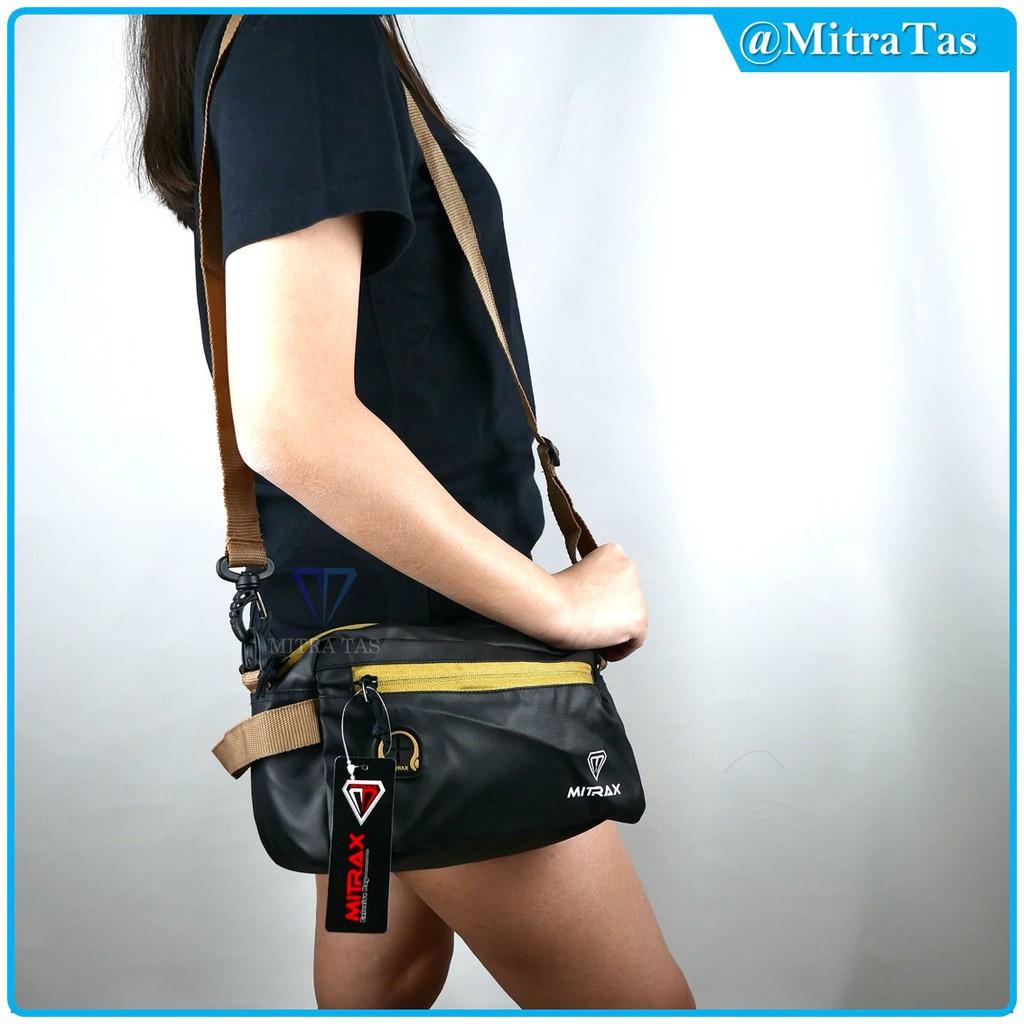 Tas Selempang - Hand Bag Mitrax Model Cinco Bahan Kulit Bimo Waterproof! Tas Slempang / Handbag !