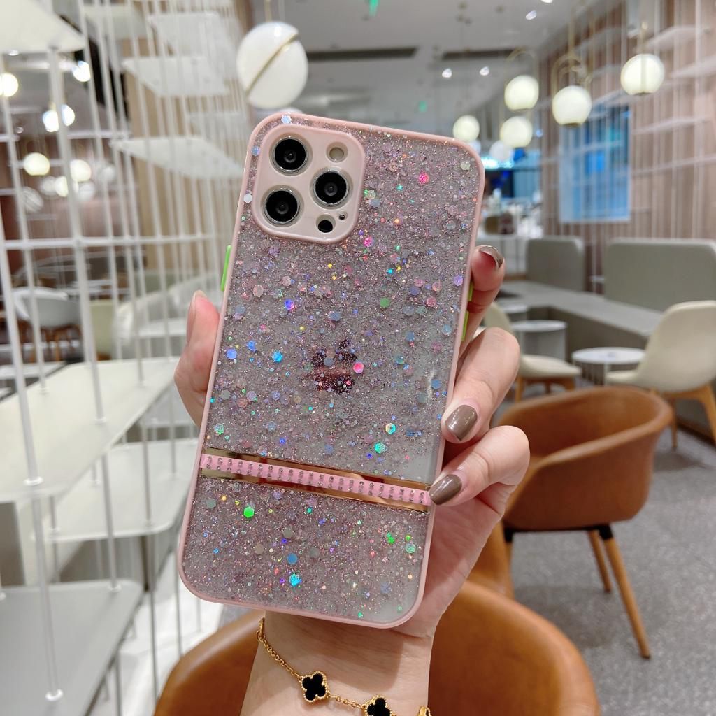 CASE GLITTER SAMSUNG A03S A22 4G A72 IPHONE XR 12 PRO 12 PRO MAX 13 13 PRO 13 PRO MAX OPPO A15 A74 4G A74 5G REALME C20 Y20 Y12S Y20 Y21S XIAOMI REDMI 10 REDMI 9T CASING GLITTER HARDCASE GLITTER