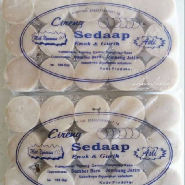 

Cireng koin jadul merk sedaaap