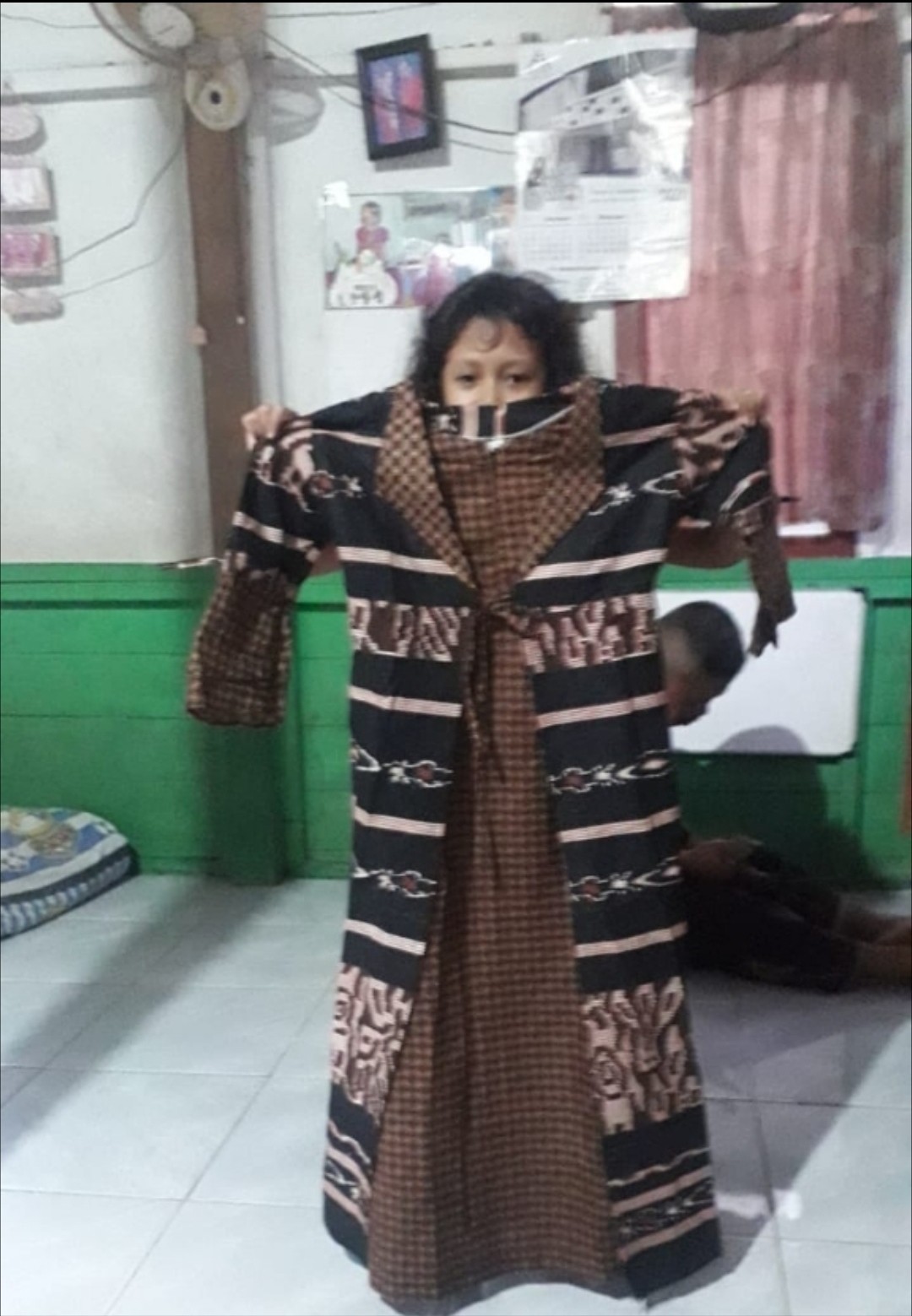 Batik Couple Keluarga Maura Couple Sania Ruffle Ori Ndoro Jowi Dnt Termurah