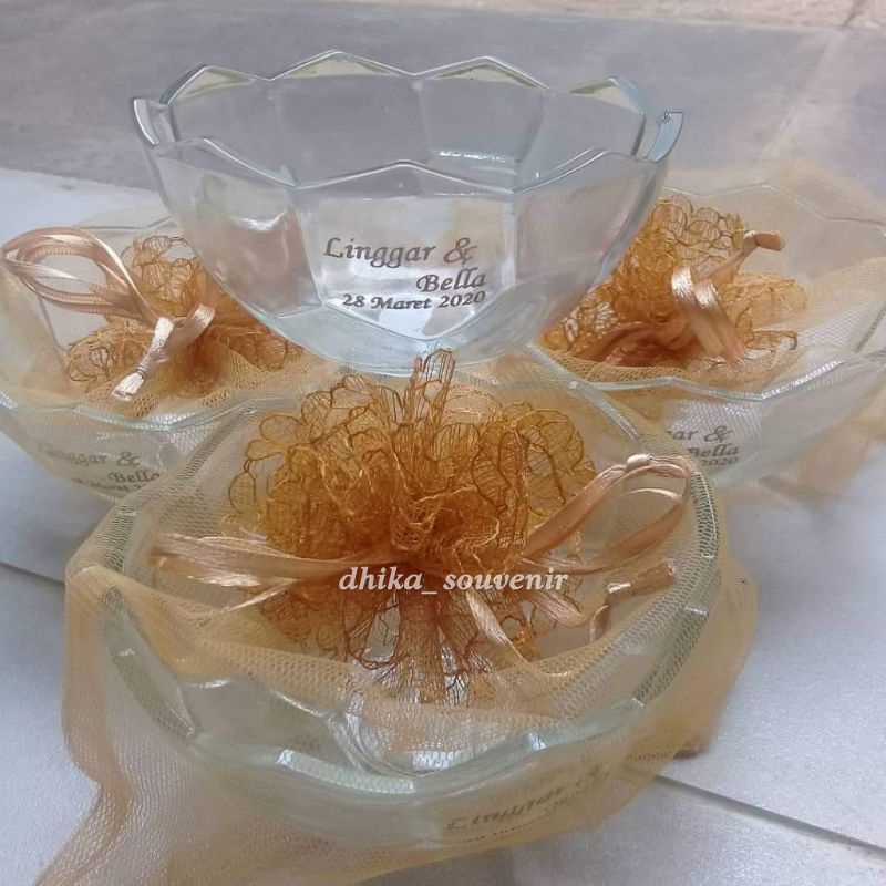 Souvenir Mangkok Bola kemas tile