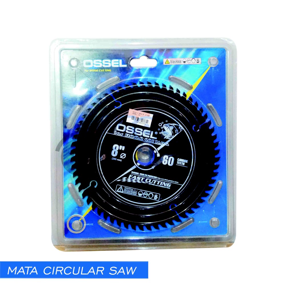MATA CIRCULAR SAW 8''X60T OSSEL
