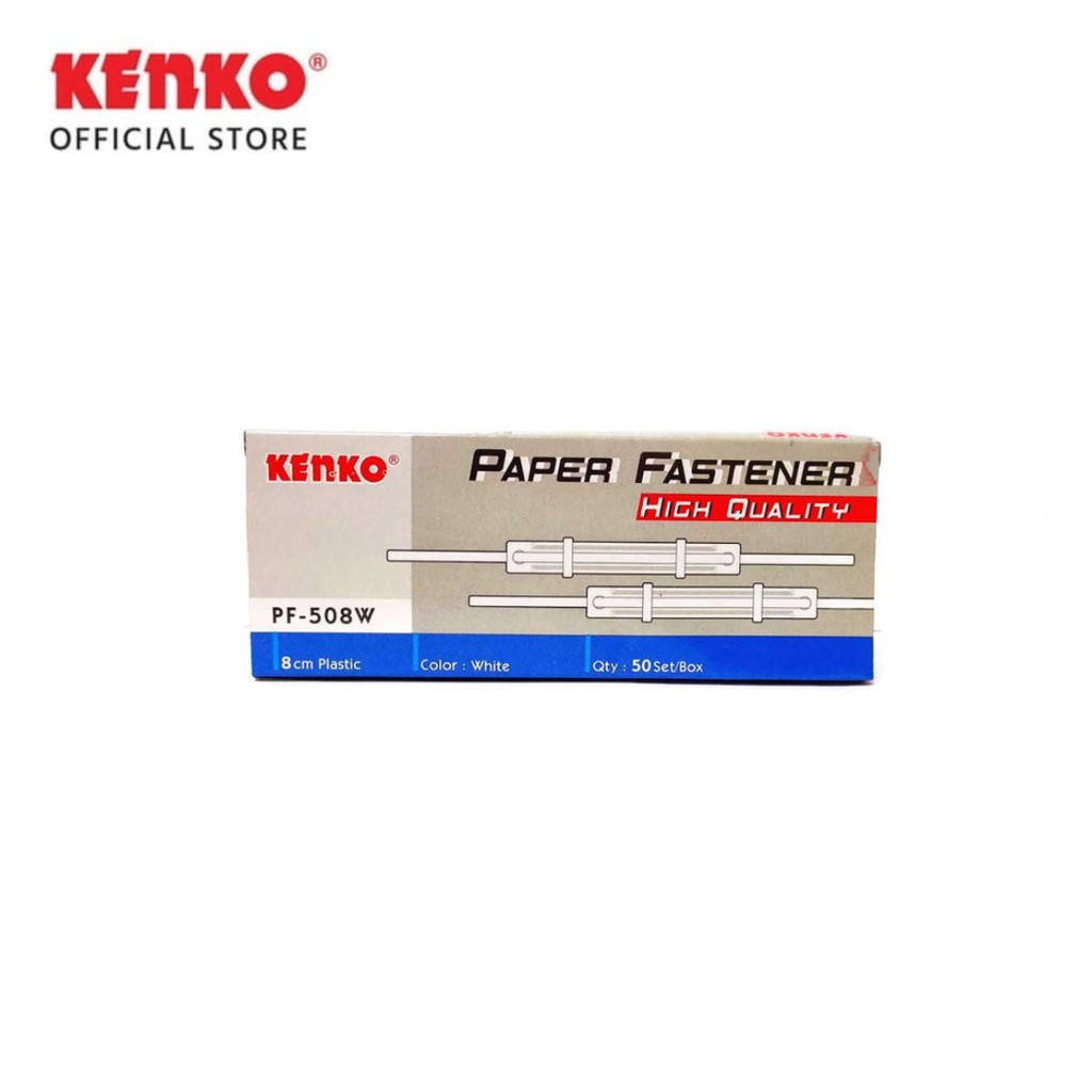 

Kenko Paper Fastener PF-508W WHITE - 1 BOX