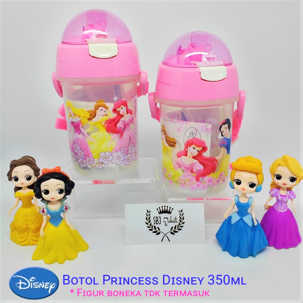 Botol air minum PLASTIK BPA Free 350 ml Karakter PRINCESS