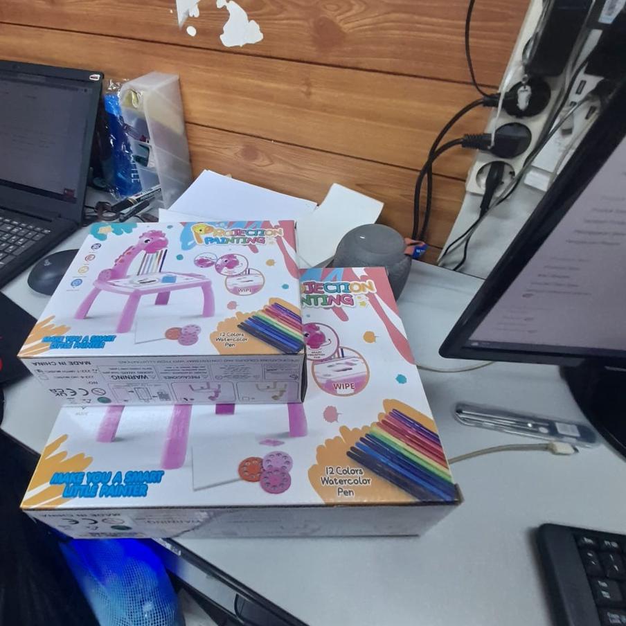 

팝 MEJA LUKIS ANAK PROYEKTOR SIZE S DAN L - ORI Flash Sale