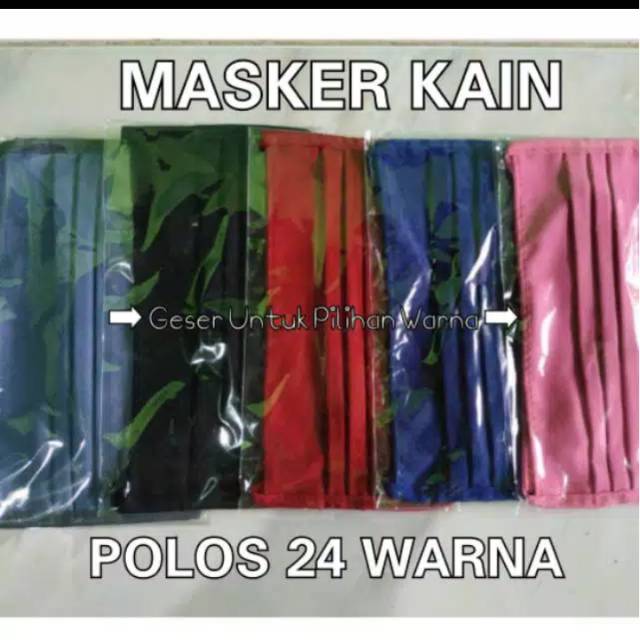 Masker kain ikat