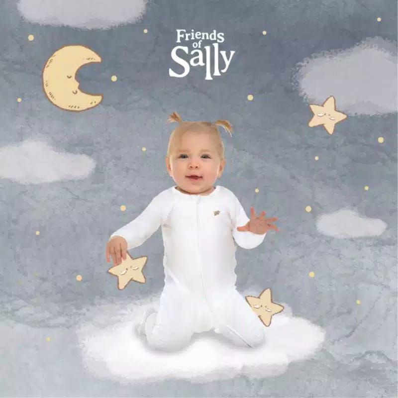 Jumpsuit Friends Of Sally baju tidur anak soft lembut baju tidur bayi natural bamboo