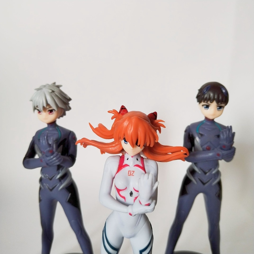 5pcs Mainan Action Figure Seri Ayanami Rei Gasha Evangelion 03