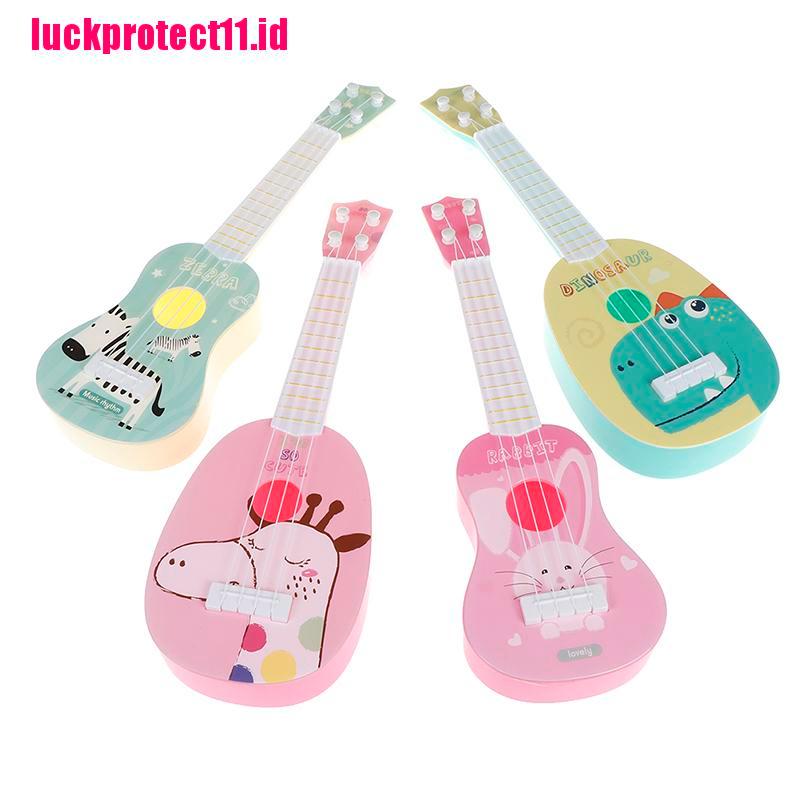 Lucktoy Mainan Alat Musik Gitar Ukulele Montessori Untuk Edukasi Anak