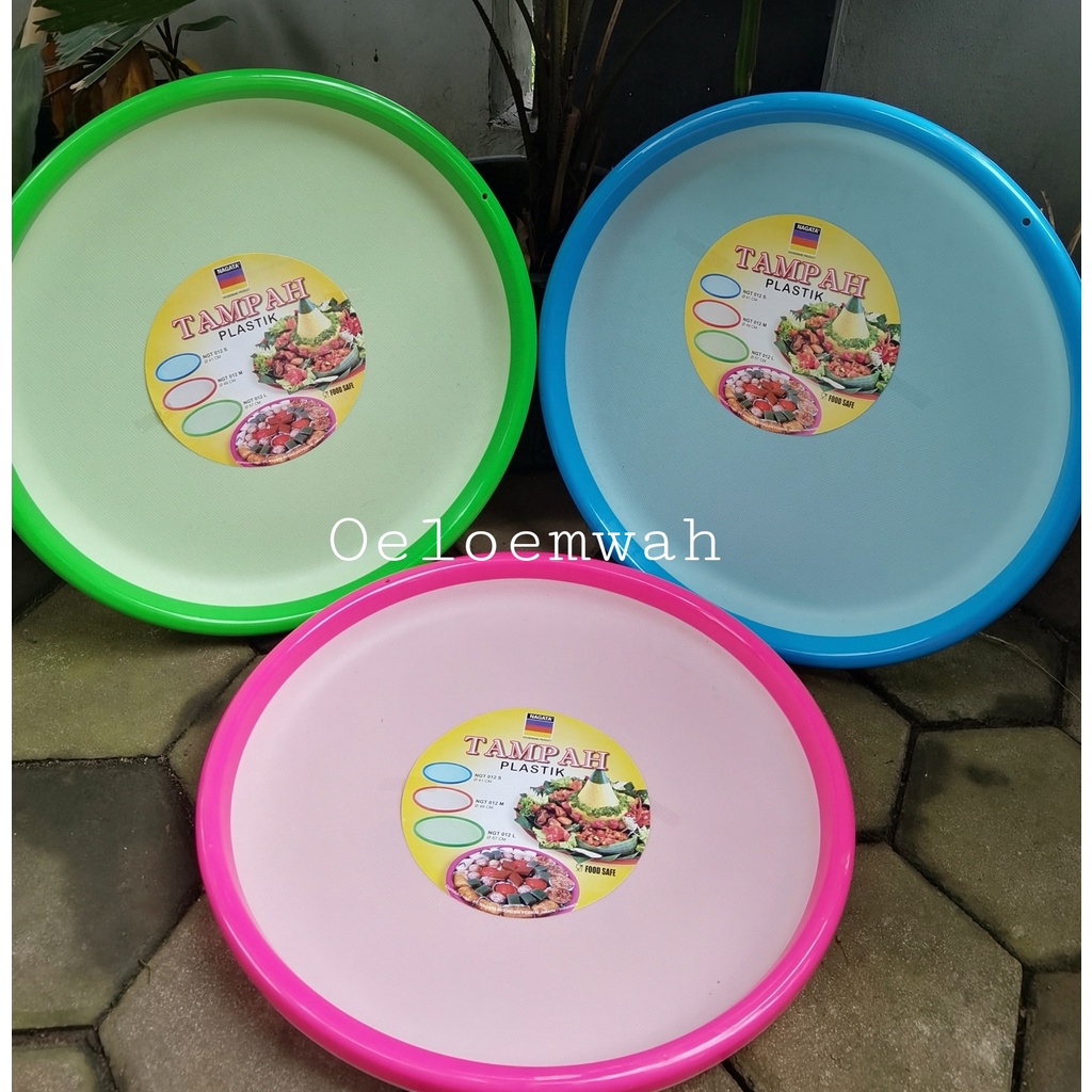 Tampah plastik / Nampan Kue Jumbo Food Safe Nagata / Tumpeng