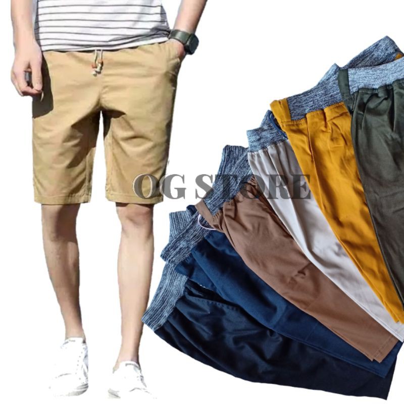 Celana Pendek Pria Kolor Bahan Kain Tebal Kualitas Premium Celana Pendek Pria Kolor Bahan Kain Tebal Kualitas Premium