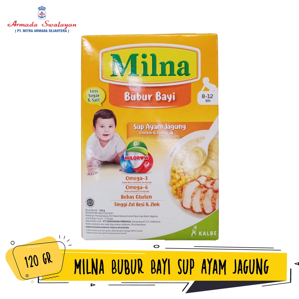 Milna Bubur Bayi 8-12 bulan 120g