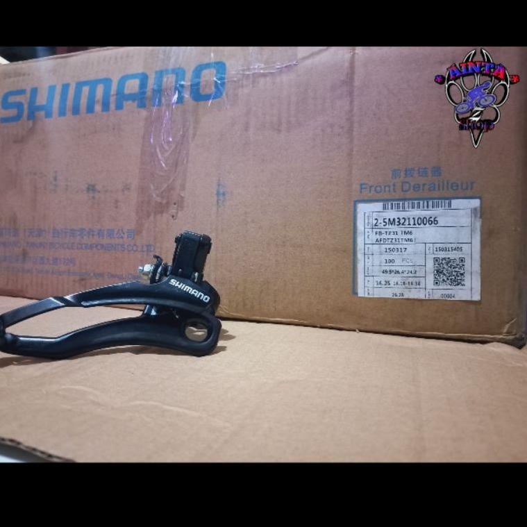 U81W Fd shimano TZ31 / front derailleur 3 speed original tarikan atas 9LT