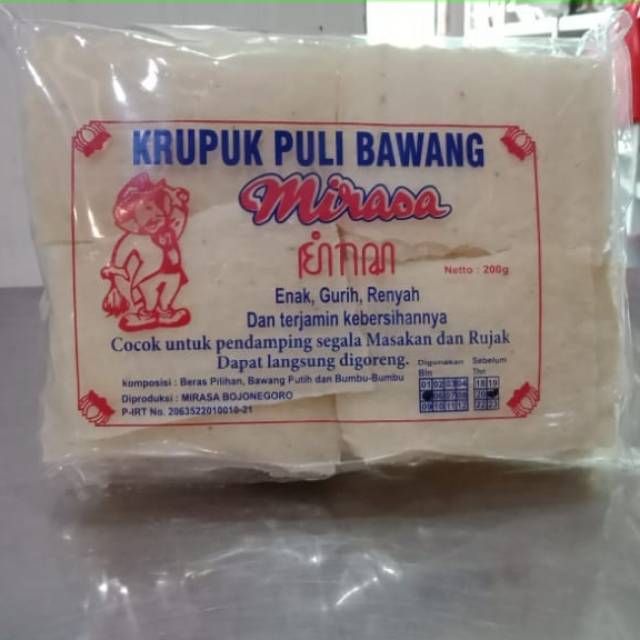 

Krupuk Puli Bawang Miraza 200g