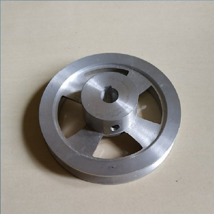 Pulley / Pully / Puli / Poli / Poly / Polly Jalur A1 Diameter 5” Inch As 24 mm Aluminium