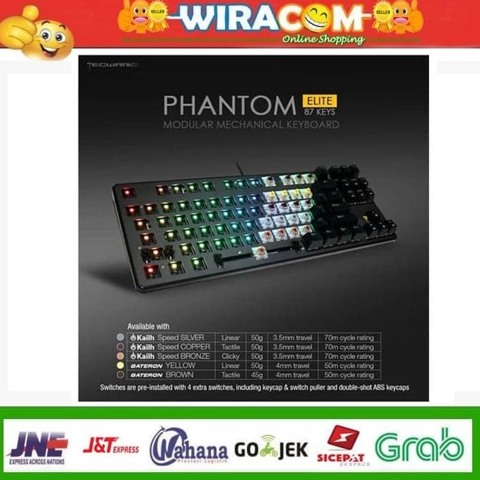 Jual Tecware Phantom Elite Gaming Keyboard Mechanical Rgb Gateron