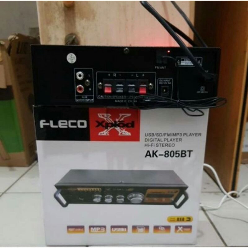 Cod Power Amplifier Fleco/Amplie Fleco F-805BT/Amplie DC/AC/Bluethot