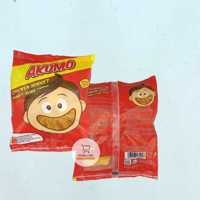 

Akumo Chicken Nugget 250gram / 1kg Naget Ayam