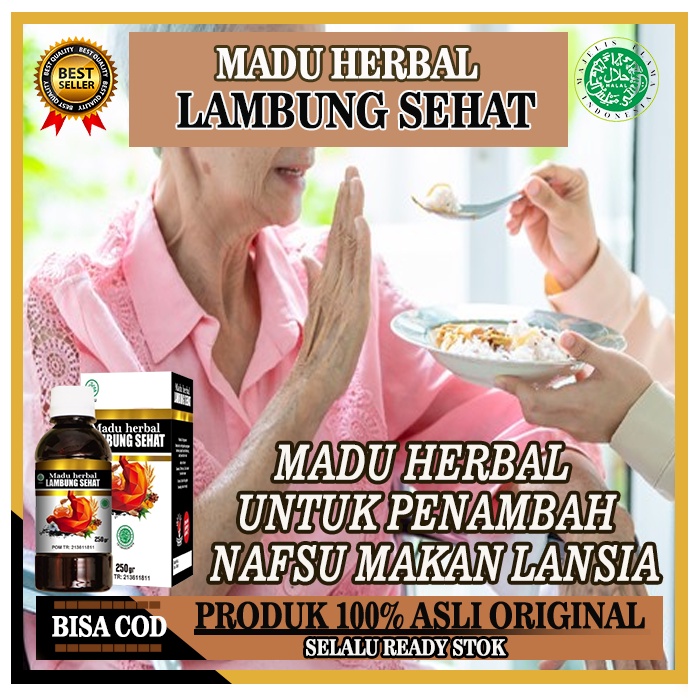 Obat/Madu Penambah Nafsu Makan Lansia, Madu Untuk Lansia Susah Makan, Obat Untuk Meningkatkan Nafsu 