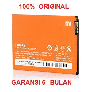 baterai batere Redmi Note xiaomi BM42 / Redmi Note original100%