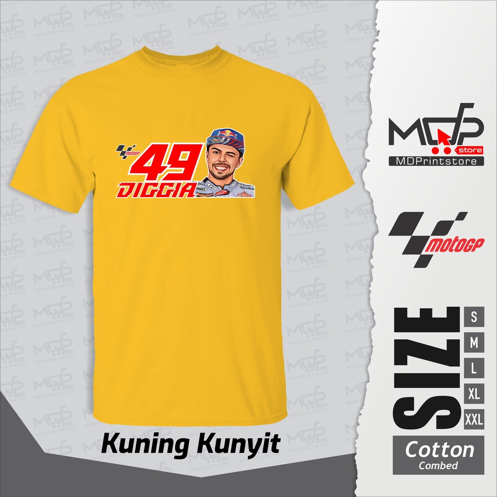 KAOS FABIO DI GIANNANTONIO 49 MANDALIKA SIRKUIT BAJU MOTOGP OTOMOTIF MDPRINTSTORE
