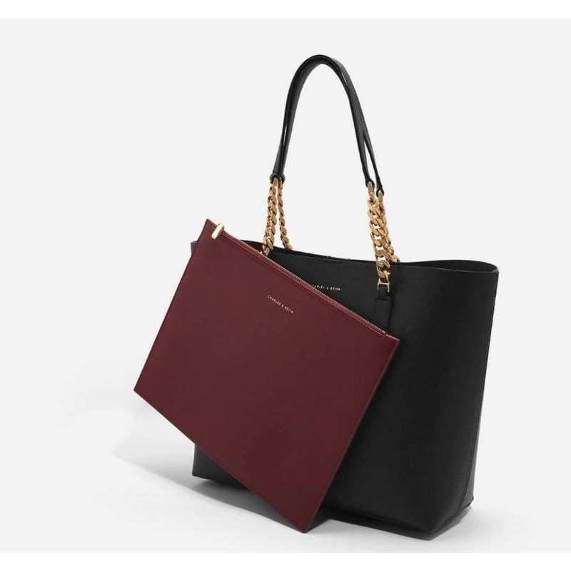 Charles and Keith Tote Chain Bag