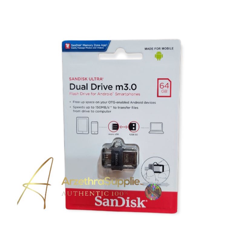 Sandisk M3.0 Dual Drive OTG 64GB