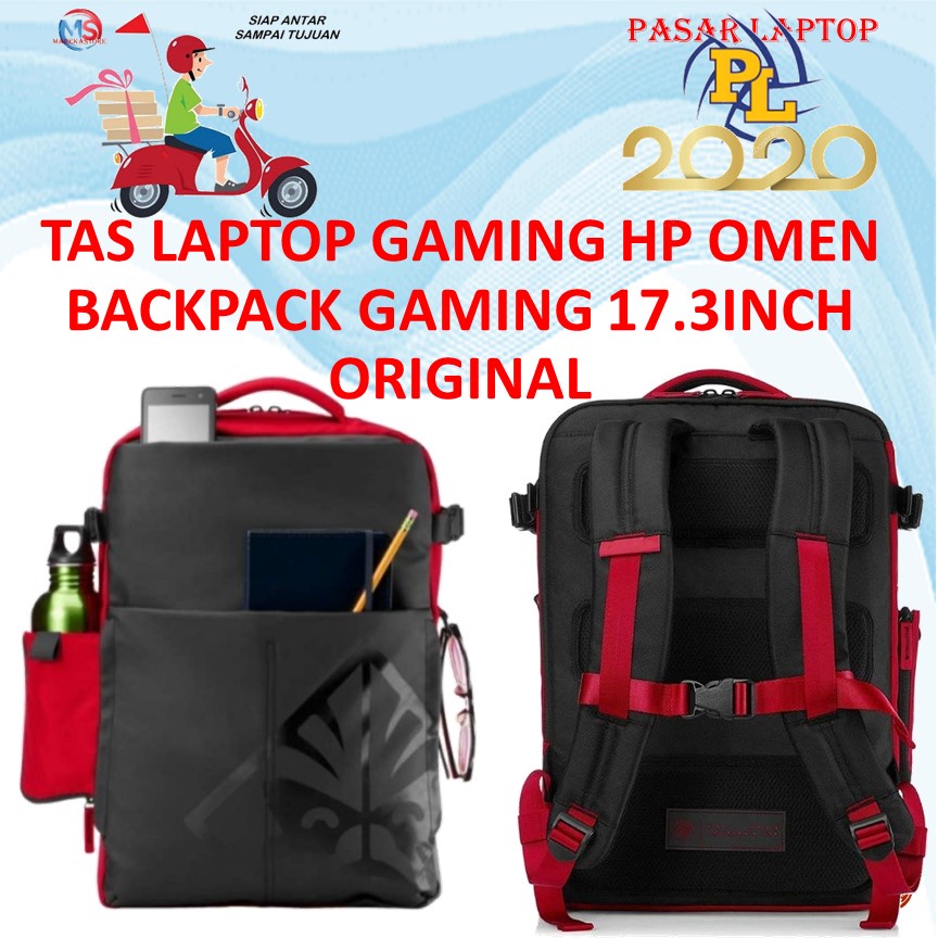 Tas Laptop Gaming HP OMEN Backpack Gaming 17.3inch ORIGINAL