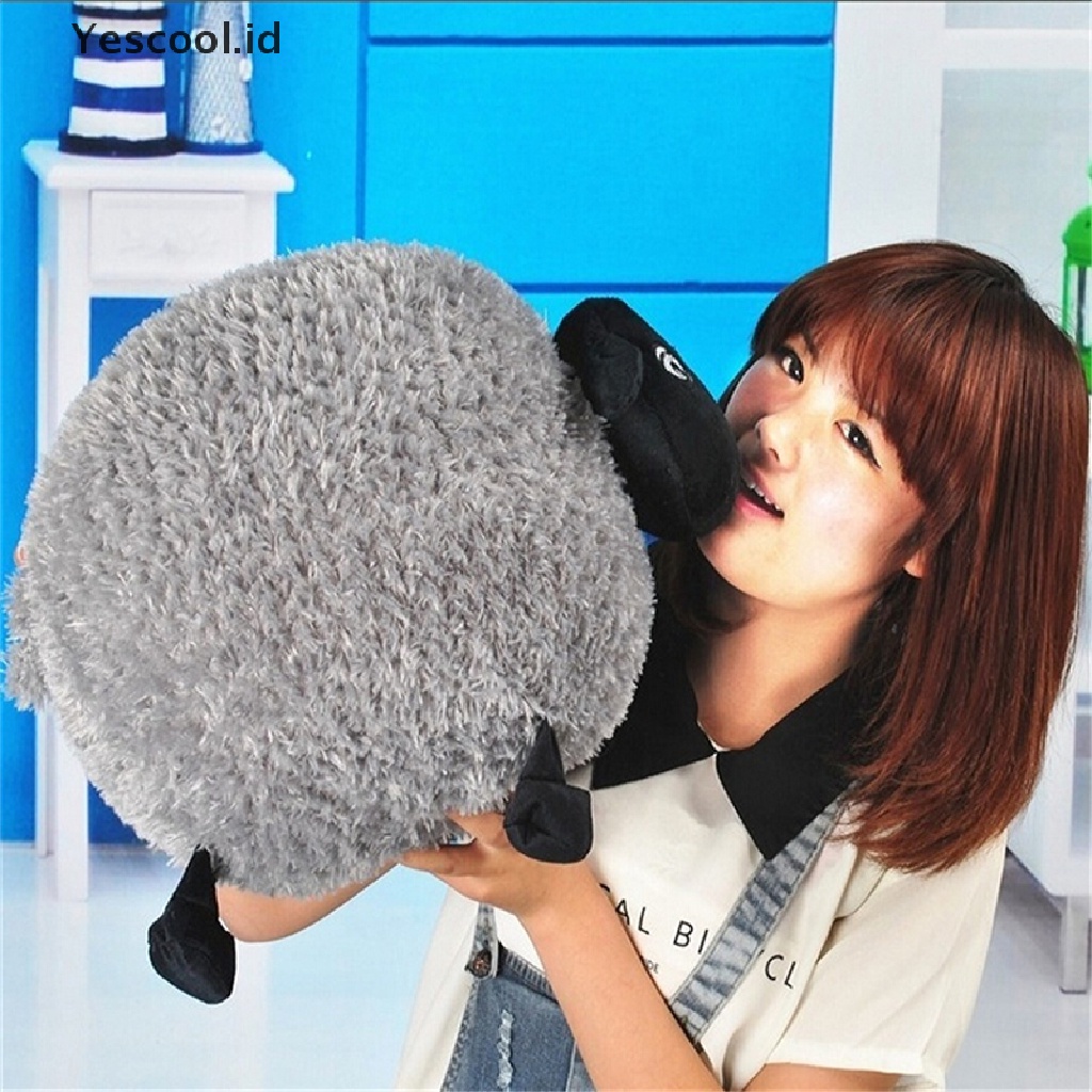 【Yescool】 White/Gray Sheep Character Stuffed Soft Plush Toys Kids Baby Toy Or Cushion .