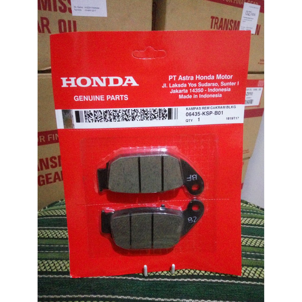 Kampas Rem Belakang - CB150R New LED Asli Honda 06435KSPB01