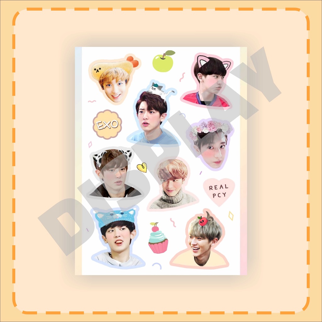 STIKER CUTE EXO