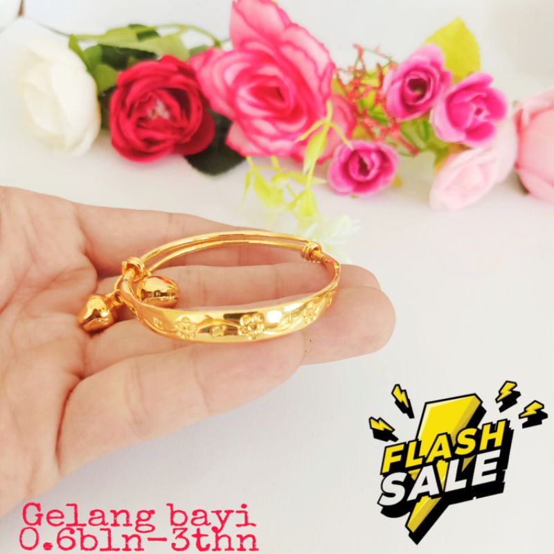 SALE gelang bayi/gelang aksesoris anak/ada kerincing 0.6bln-3thn