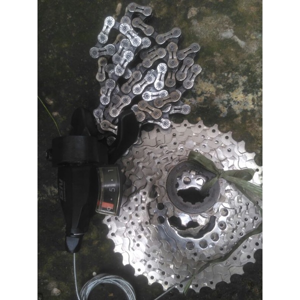 Mini gs 9 speed deore mix tanpa sifter dan RD