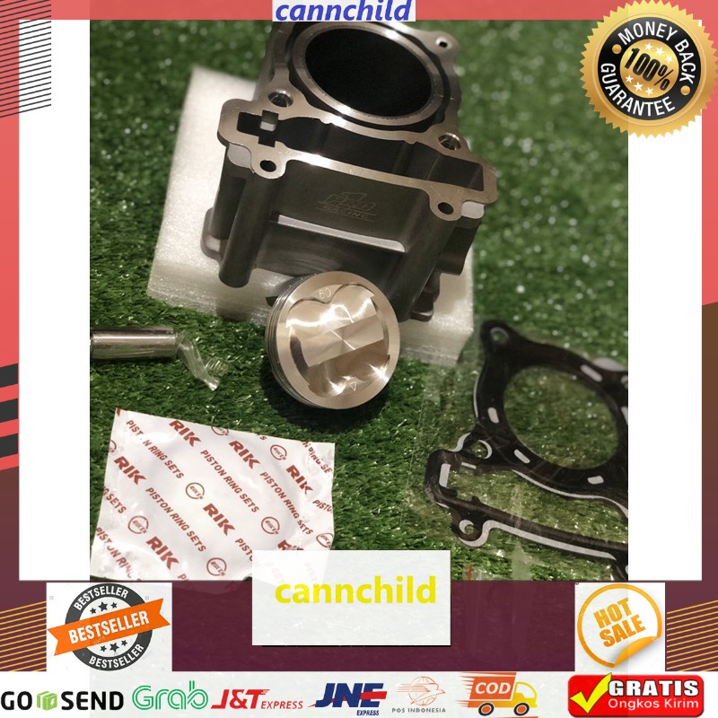 Blok set Blok kit Blok bore up cylinder jupiter mx / VIXION lama 60mm pin 14 not moto1,kawahara. [Te