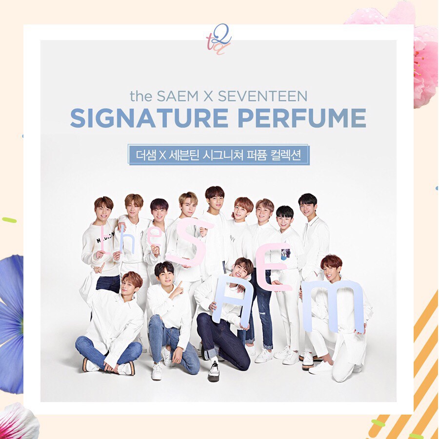 The SAEM x SEVENTEEN Signature Perfume