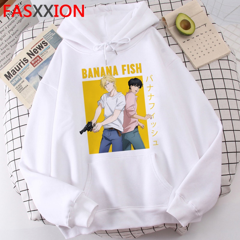 Hoodie Hodie Banana Fish Anime Unisex Aesthetic Sweatshirt