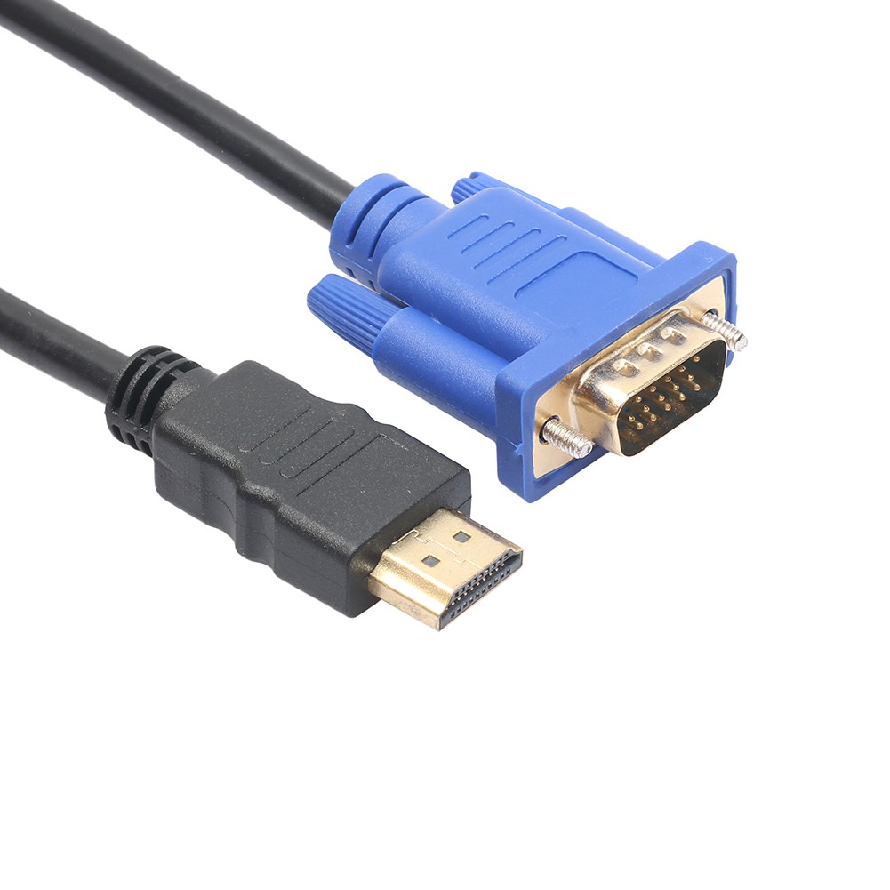 MOJITO HDMI Gold Male To VGA HD Male 15Pin Adapter 1080P Converter Cable 6FT