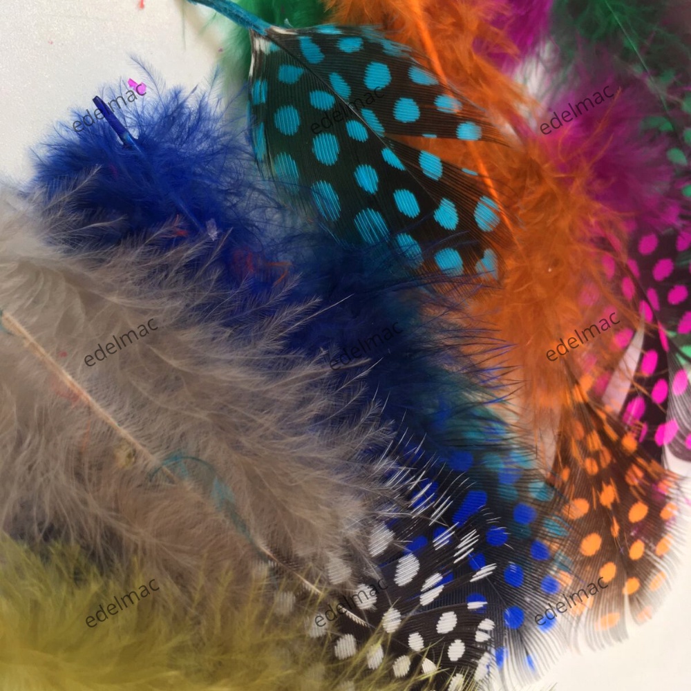 Bulu Ayam Turkey Accessories Dream Catcher Home Decor Chicken Feather Fashion Headdress Carnival Halloween DIY HandCraft