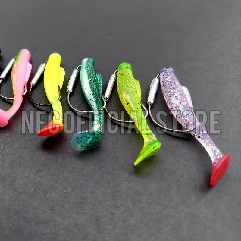 Soft lure ZMAN (replika) 6cm 3,5gram sudah terpasang Wormhook siap pakai &amp; tersedia refillnya
