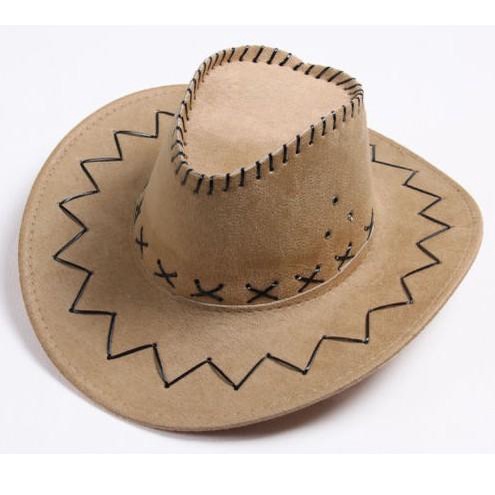 Topi Koboy Dewasa Pria Wanita Murah/ Topi Cowboy Amerika Laken Fedora Hat